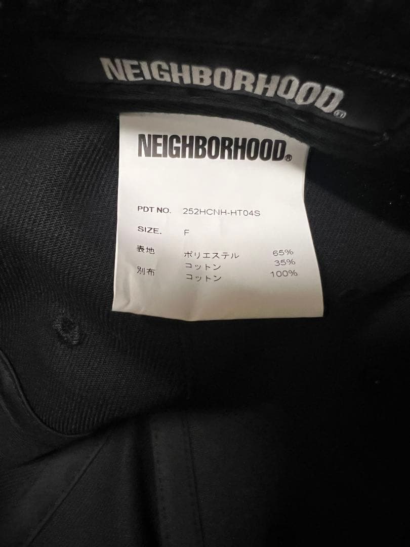 NEIGHBORHOOD 黒 ベースボールキャップ