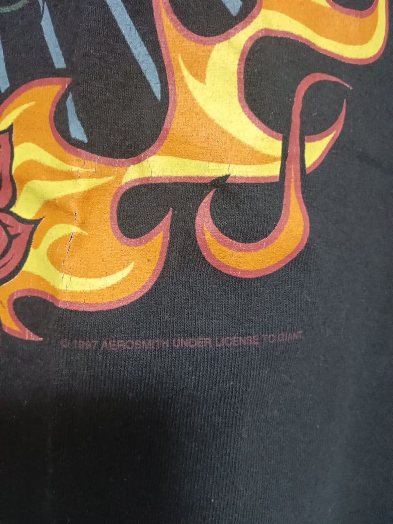 エアロスミス 97年 ツアーTシャツ(97-98NINE LIVES TOUR)