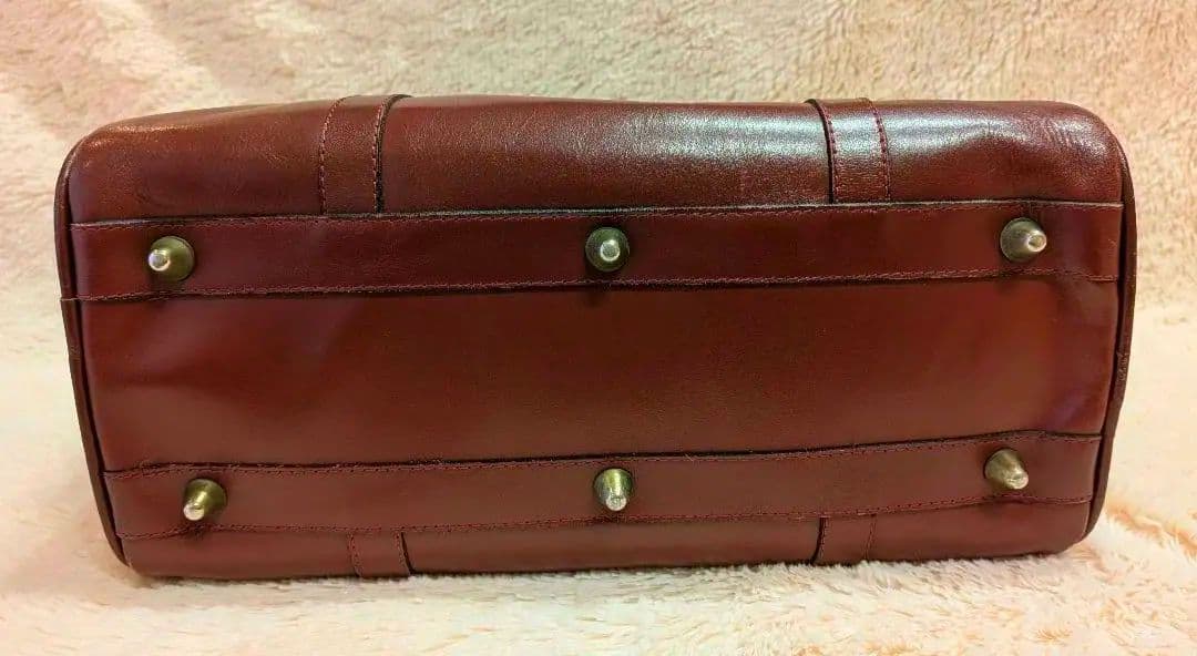 cartier カルティエ ミニボストンバック ボルドー