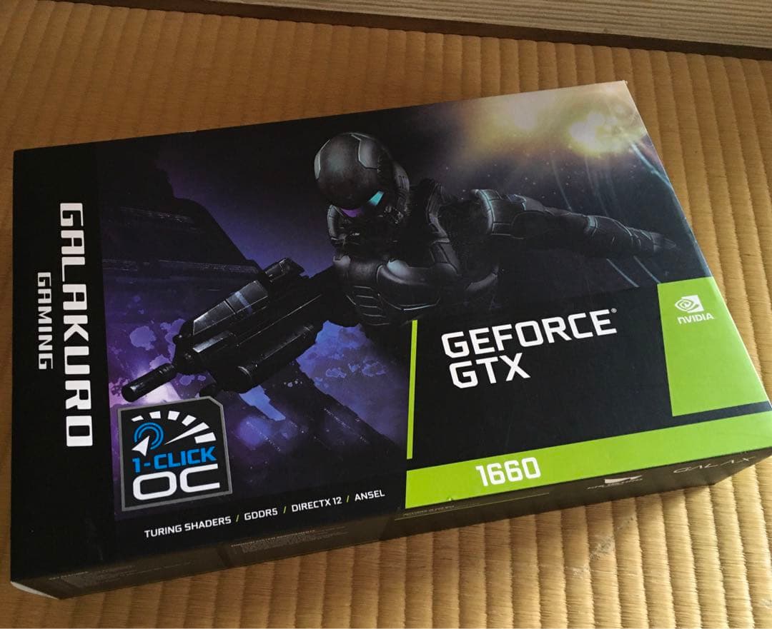 GALAKURO GeForce GTX 1660 OCモデル　動作品