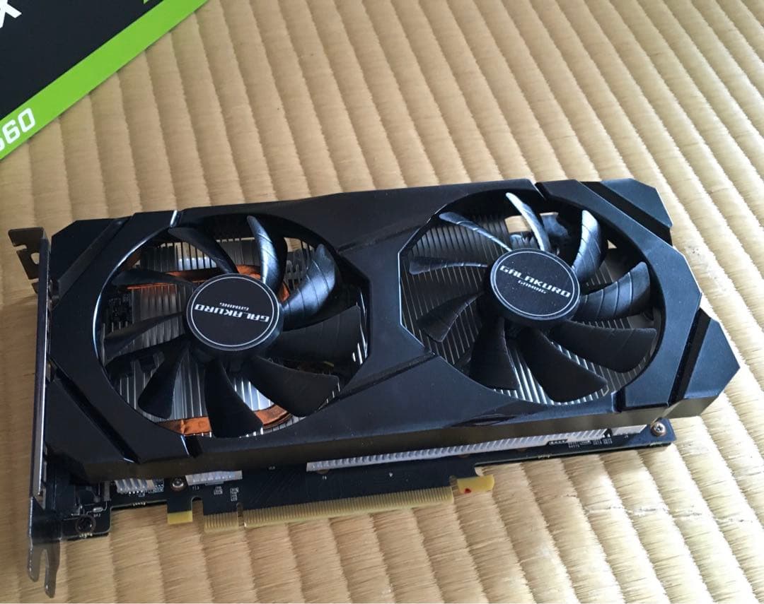 GALAKURO GeForce GTX 1660 OCモデル　動作品