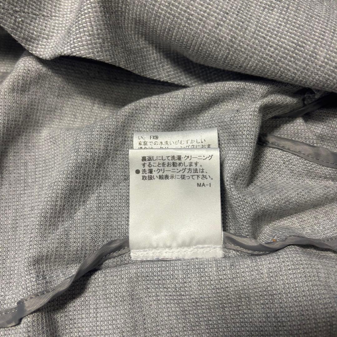 【美品】BURBERRY BLACK LABELグレー テーラードジャケット L
