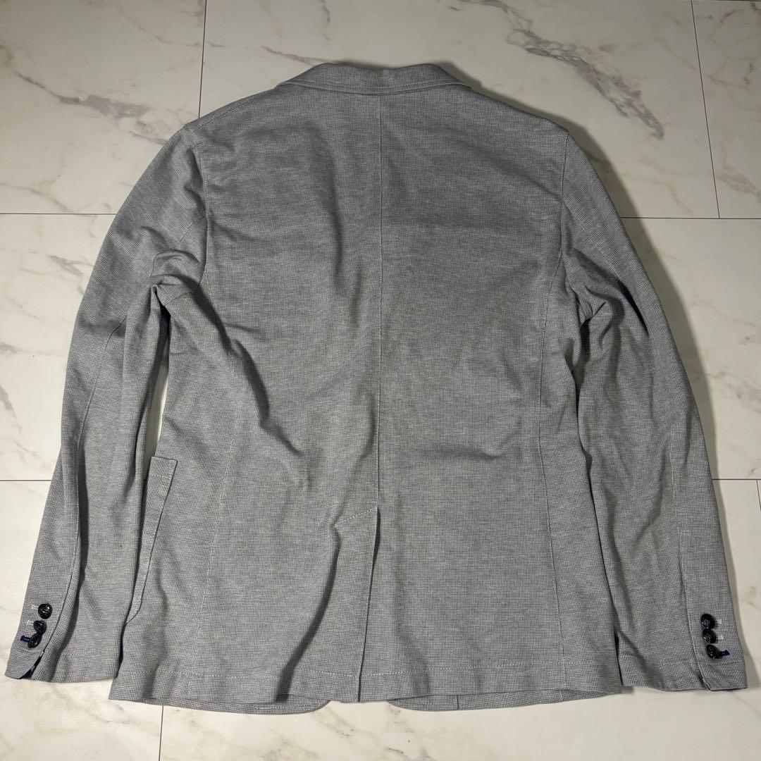 【美品】BURBERRY BLACK LABELグレー テーラードジャケット L