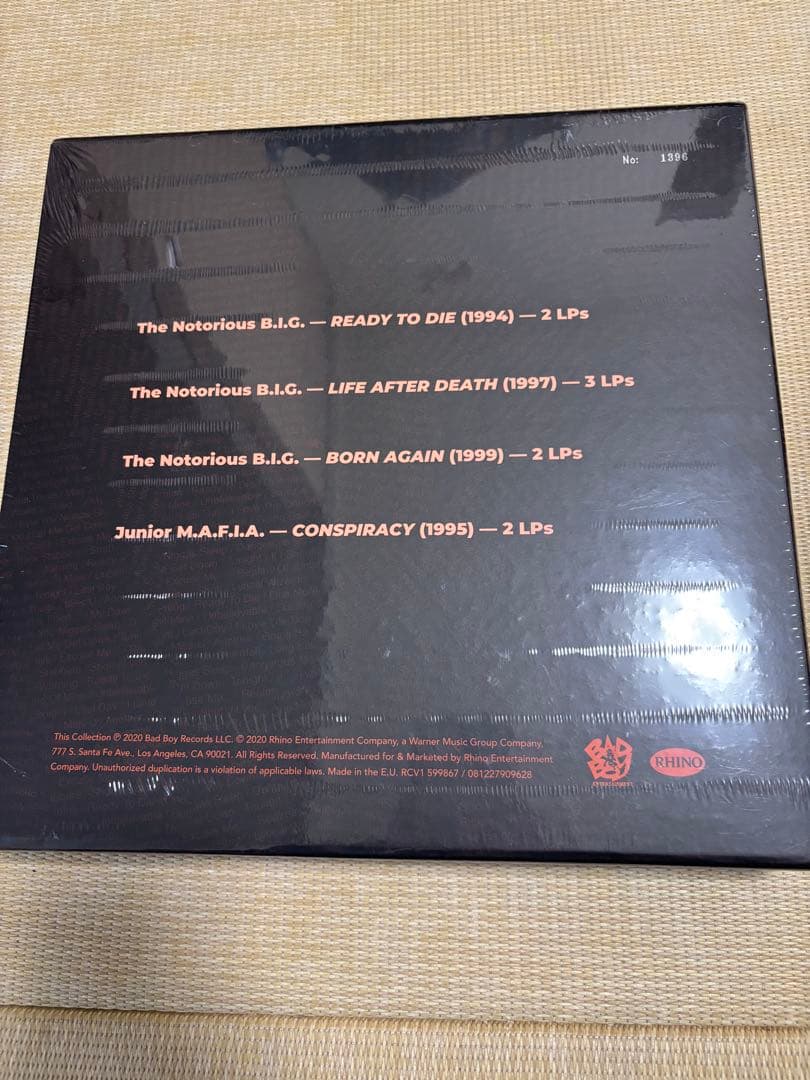 新品アナログThe Notorious B.I.G.9枚組Box （全アルバム）