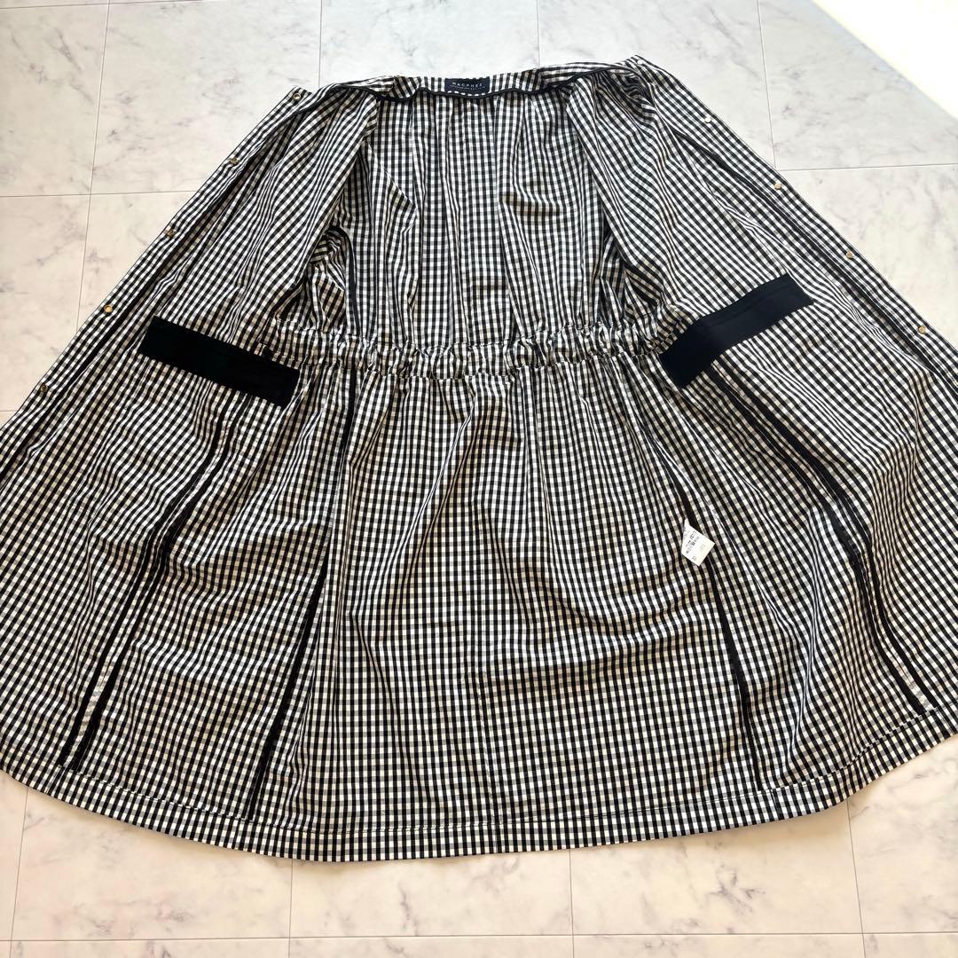極美品♡MACPHEE トゥモローランド　コットンシルク ギンガムチェックコート