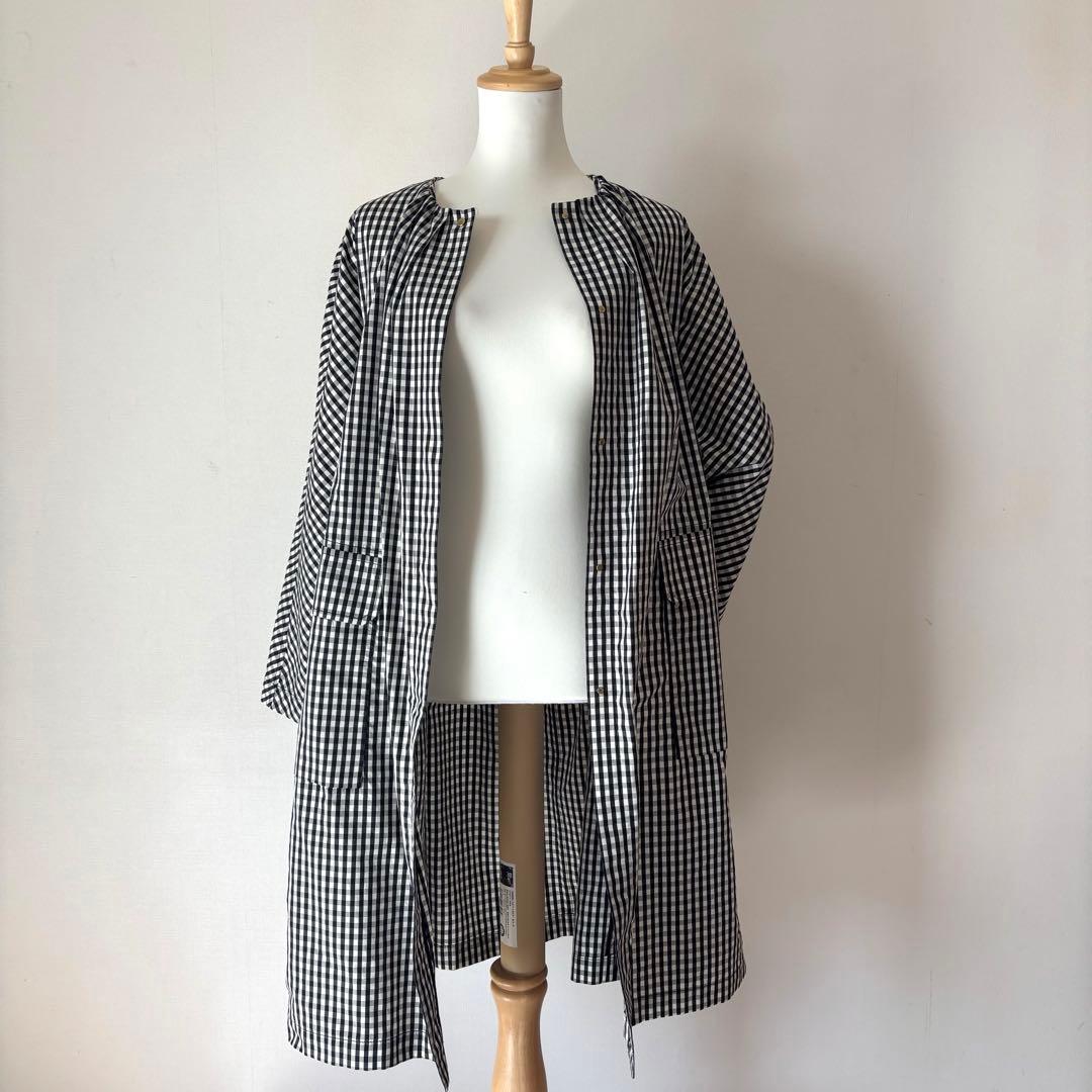 極美品♡MACPHEE トゥモローランド　コットンシルク ギンガムチェックコート