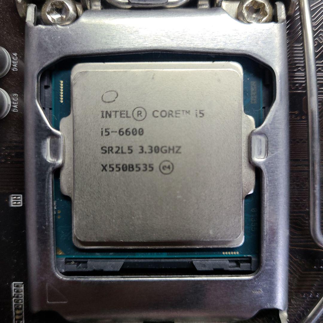 値下げ中　訳あり　i5 6600 H110M　マザーボード　CPU　セット