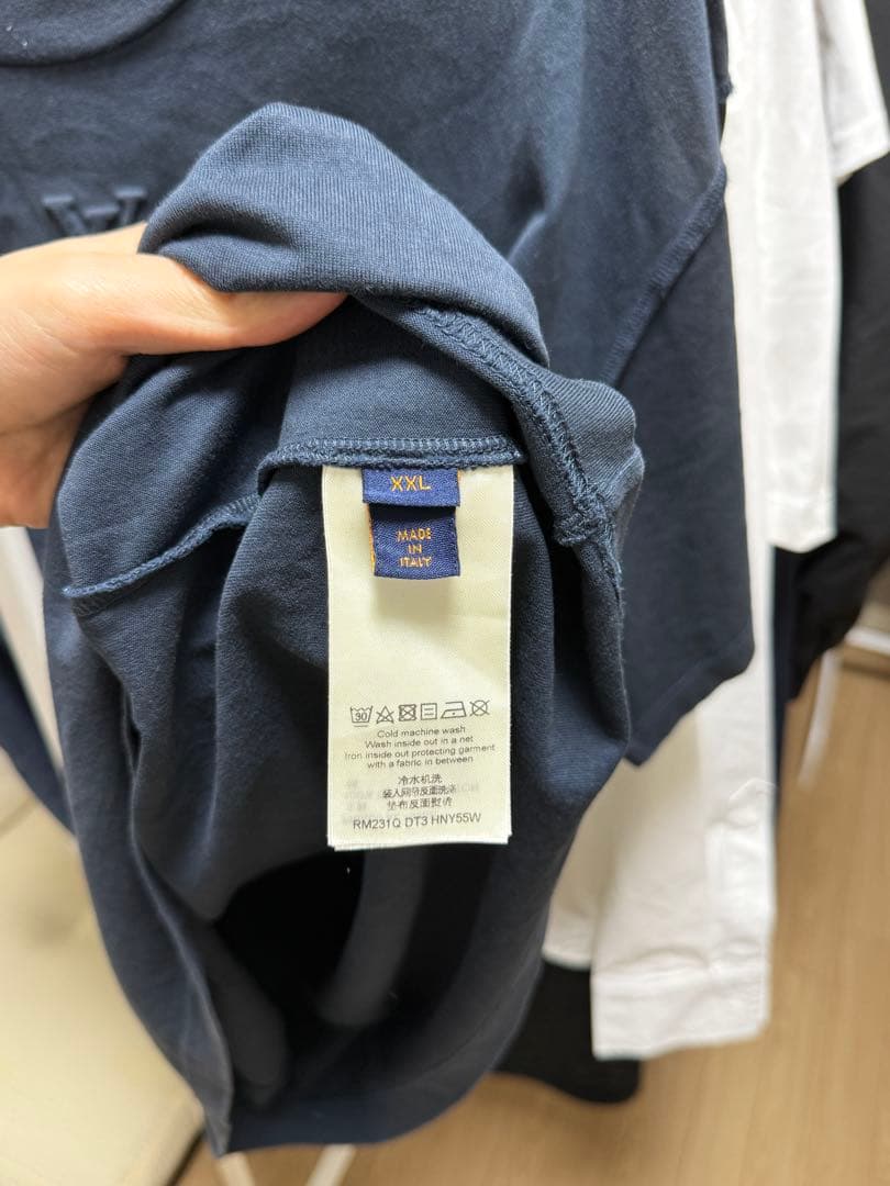 LOUIS VUITTON ネイビー Tシャツ XXL