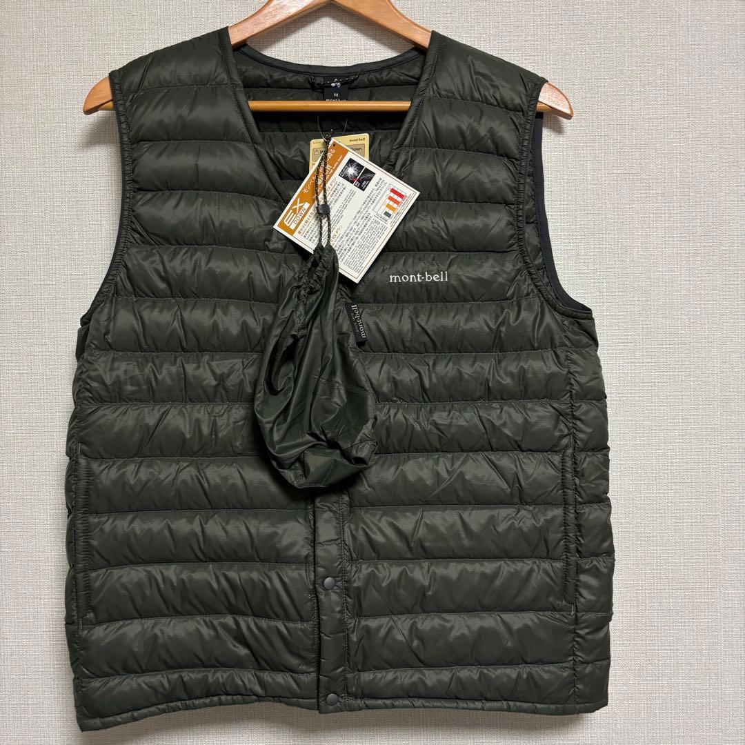 新品　訳あり　モンベル　ダウンベスト　スペリオダウンベスト