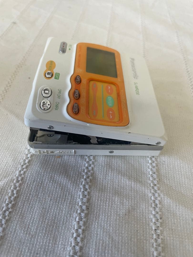【動作確認済】Panasonic ポータブルMDレコーダー SJ-MR200