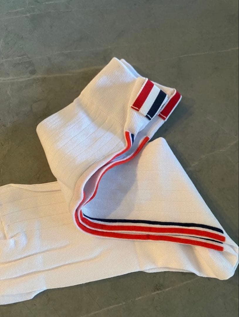 THOM BROWNE シアーストライプミッドカーフソックス セット