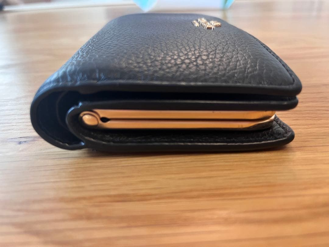 coach がま口　財布　ブラック
