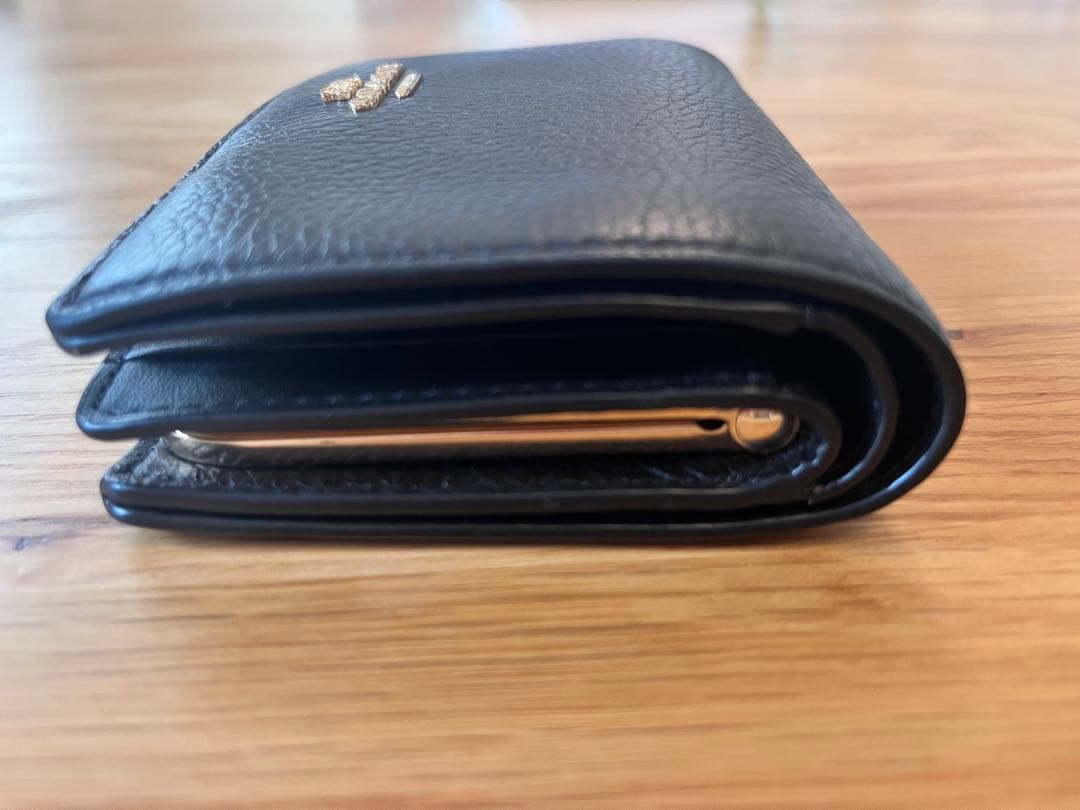 coach がま口　財布　ブラック
