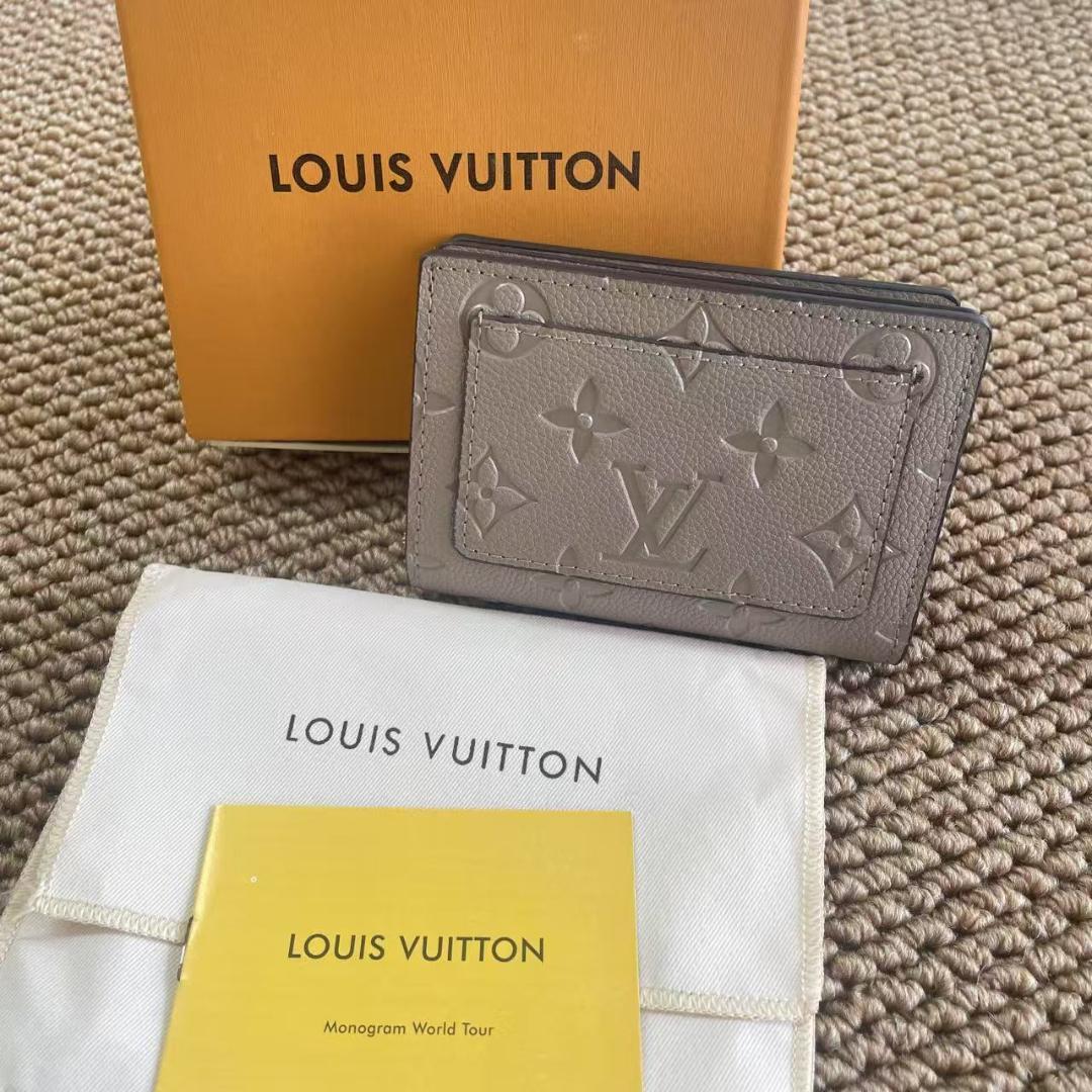 非売品/ノベルティ LOUIS VUITTON グレー 二つ折り財布