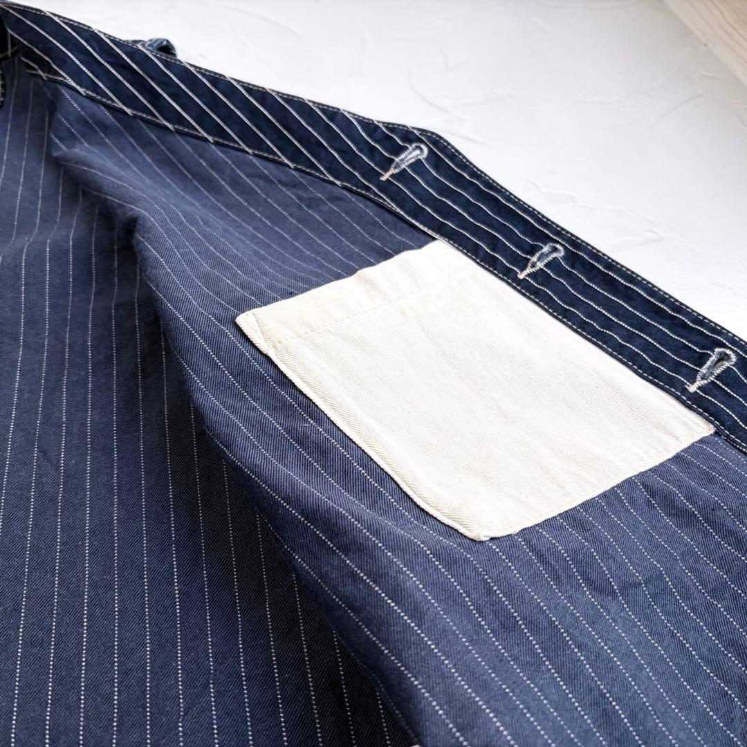 ま*も様 【schott】Old denim hickory vest