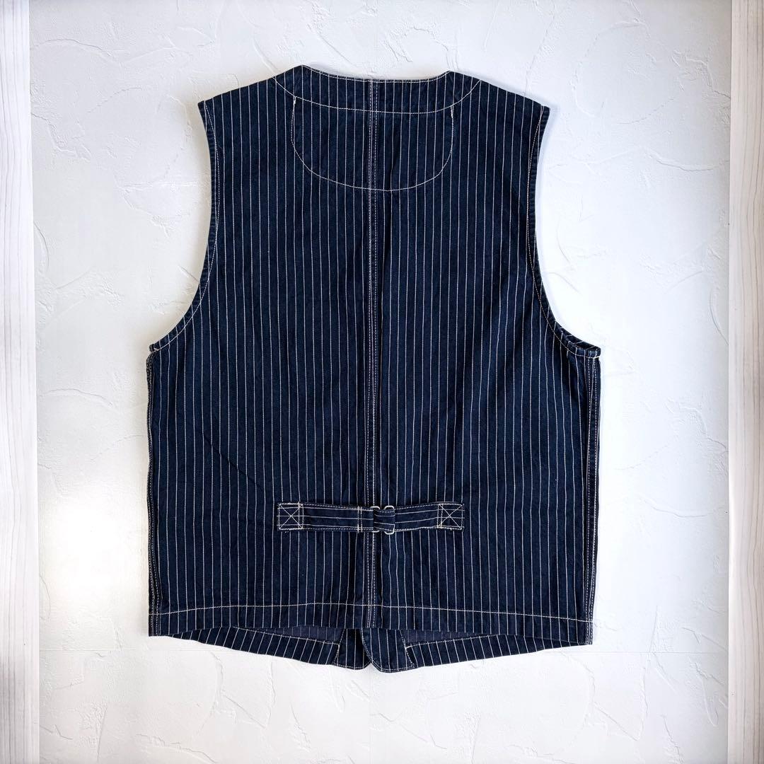 ま*も様 【schott】Old denim hickory vest