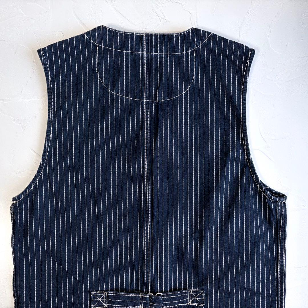 ま*も様 【schott】Old denim hickory vest