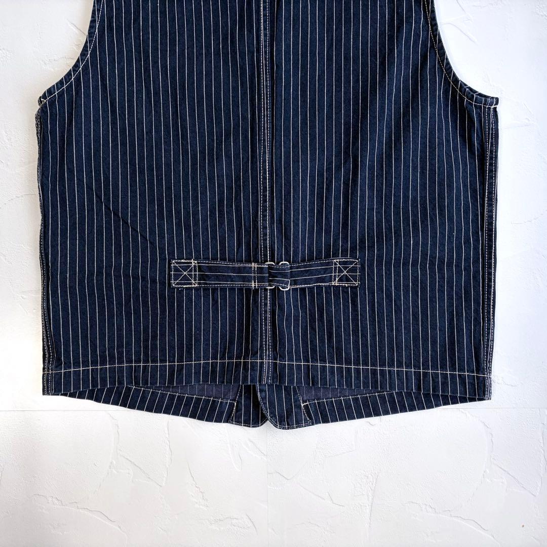 ま*も様 【schott】Old denim hickory vest