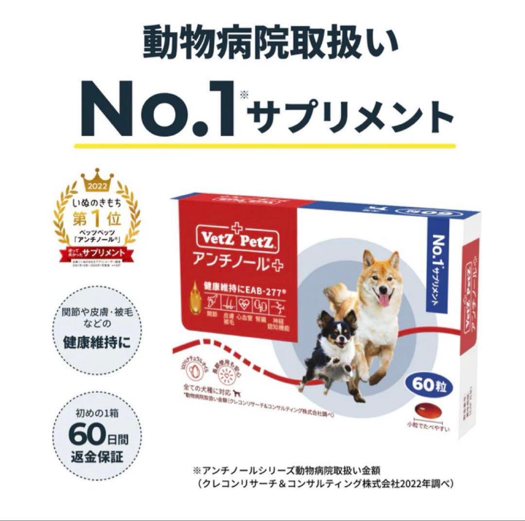Vetz Petz アンチノール 60粒　1箱