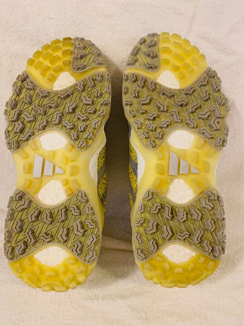 adidas ゴルフシューズ BOAシステム グレー/イエロー　レディース