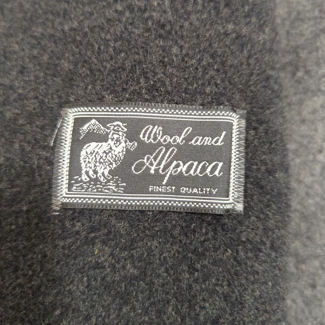 【美品】伊勢丹 イタリア製 ダッフルコート アルパカ混 XL〜2XL相当