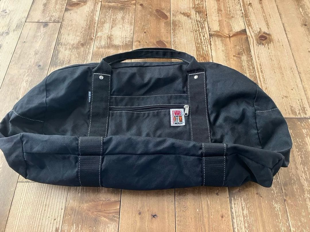 VANS ヴァンズ バンズ ボストンバッグ 黒 USA製 90S