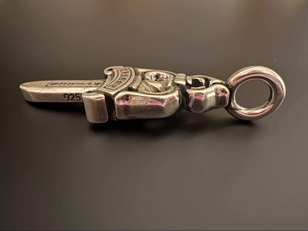 ダガーチャーム ネックレス トップ シルバーアクセサリー 60cm