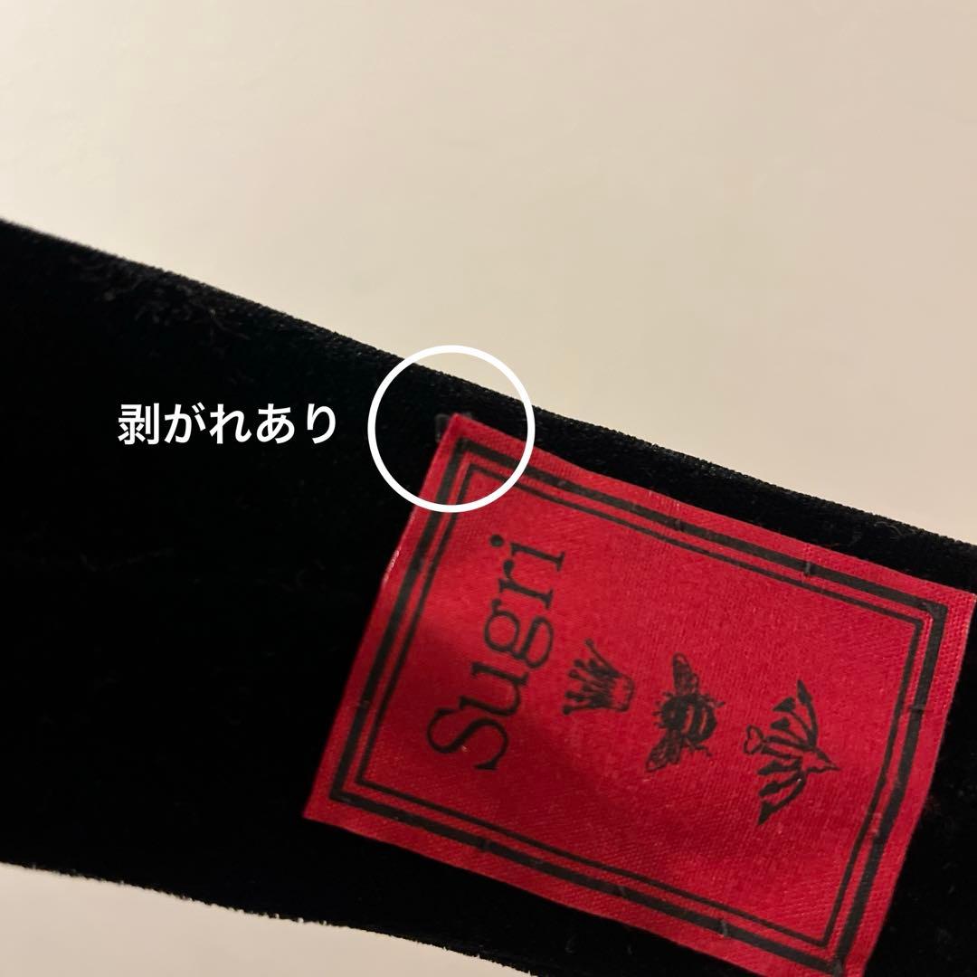 【Sugri/スグリ】リボンカチューシャ　ベルベット