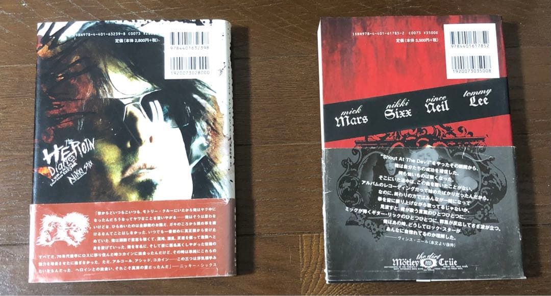 ヘロイン・ダイアリーズ & モトリークルーthe dirt セット
