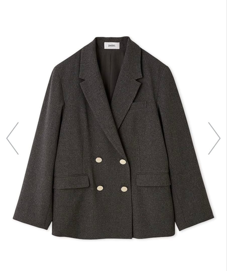 SNIDEL Sustainableメタルボタンテーラードジャケット 美品