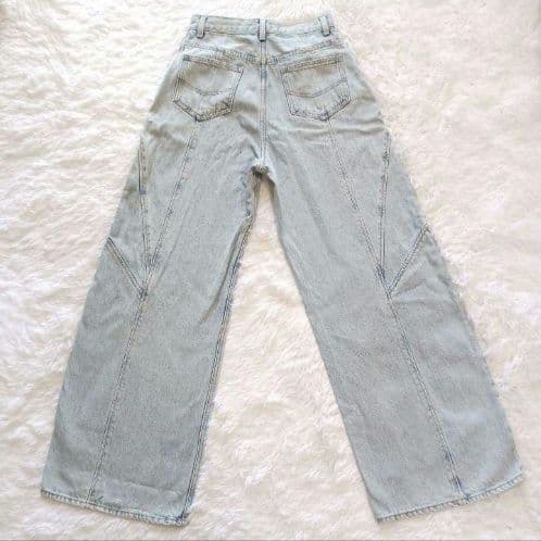 【希少】SNIDEL スナイデル コクーンディテールデニムパンツ M