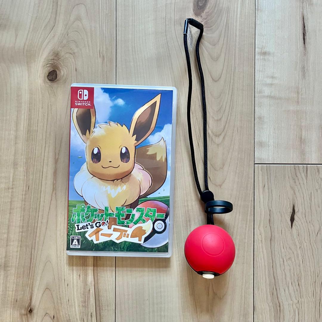 switch ポケモン レッツゴーイーブイ モンスターボールコントローラー付き