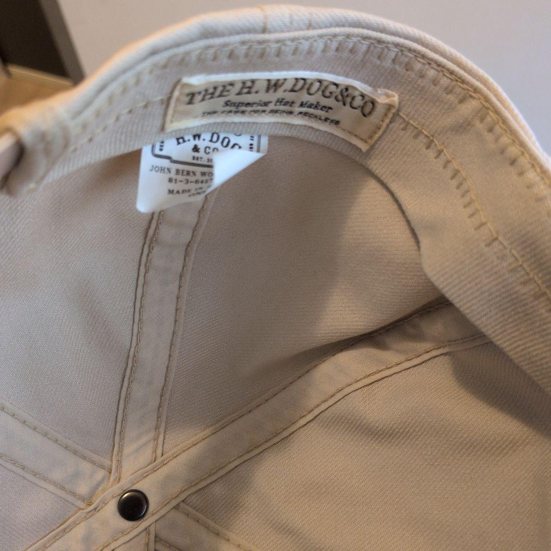 H.W.DOG & CO. コットンキャップ L/XL