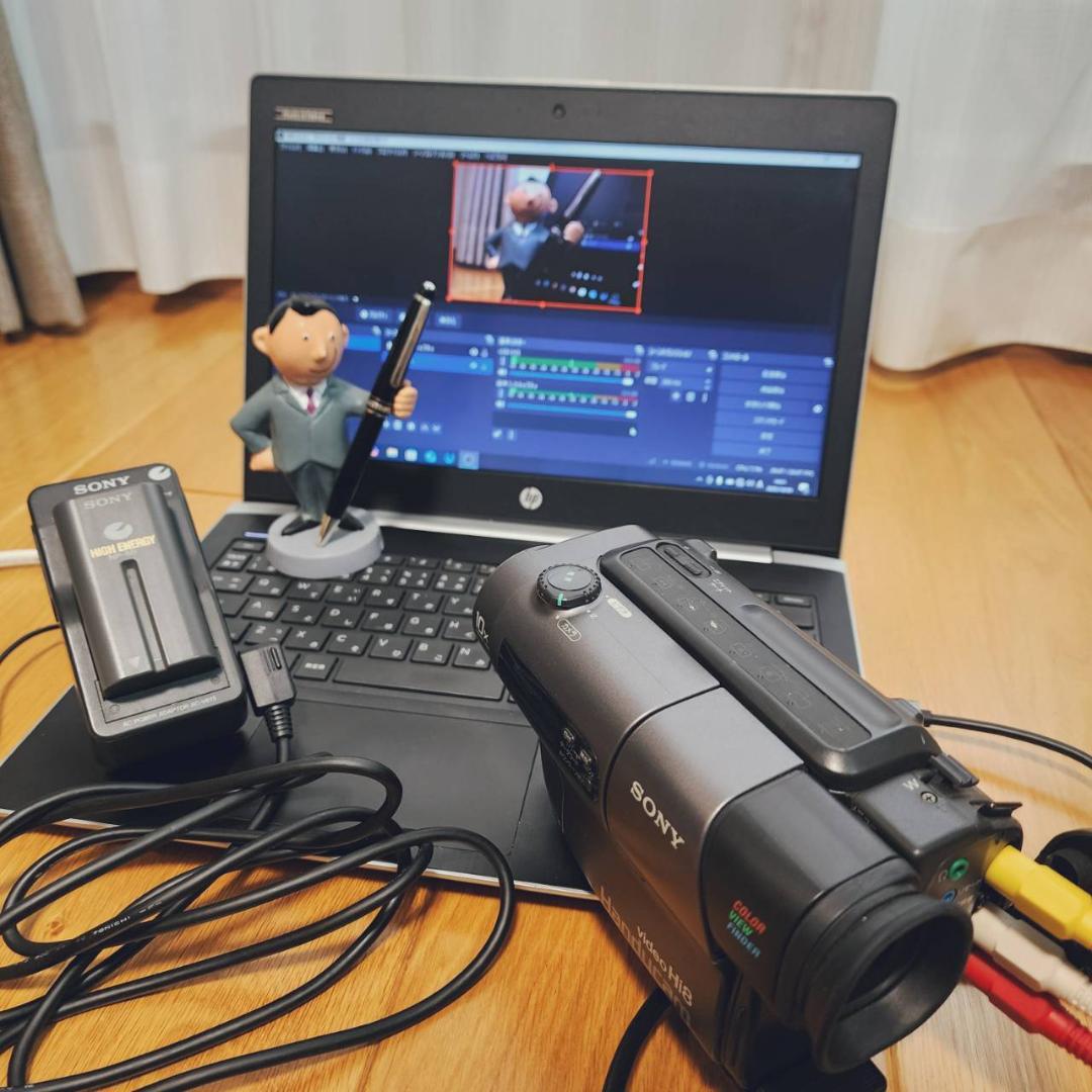 【動作確認済】SONY 高画質 8ミリ Hi8 ビデオカメラ CCD-TR3