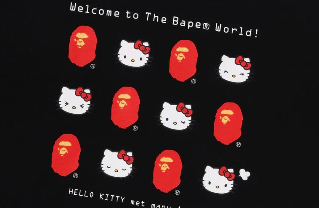 黒Sサイズ　BAPE SANRIO HELLO KITTY TEE サンリオ