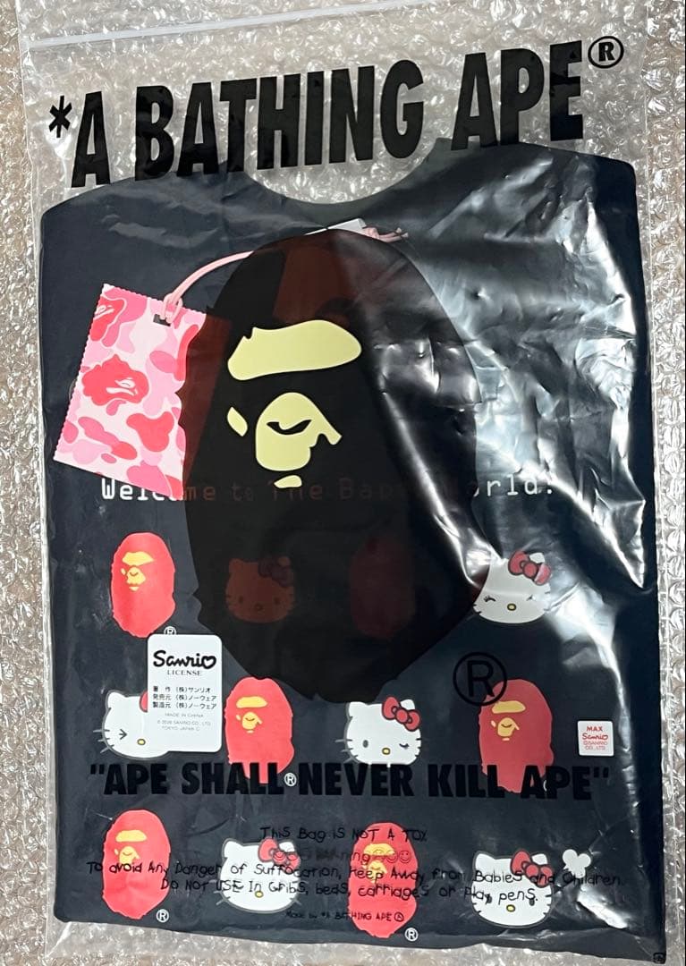 黒Sサイズ　BAPE SANRIO HELLO KITTY TEE サンリオ