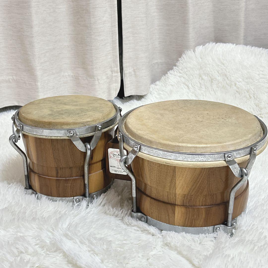 希少　Gon Bops BWL3014 ボンゴ　ロサンゼル　廃盤品　ヴィンテージ