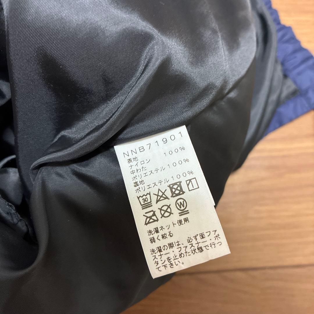 美品！ノースフェイス ベビーシェルブランケット ネイビー NNB71901