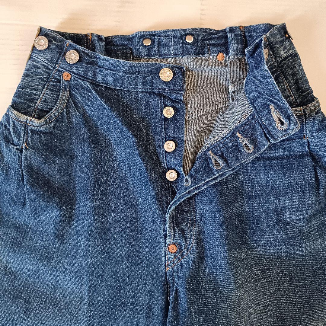 ​青耳・極希少✦LVCリーバイス 701モンローデニム 501XX刻印 ワイド