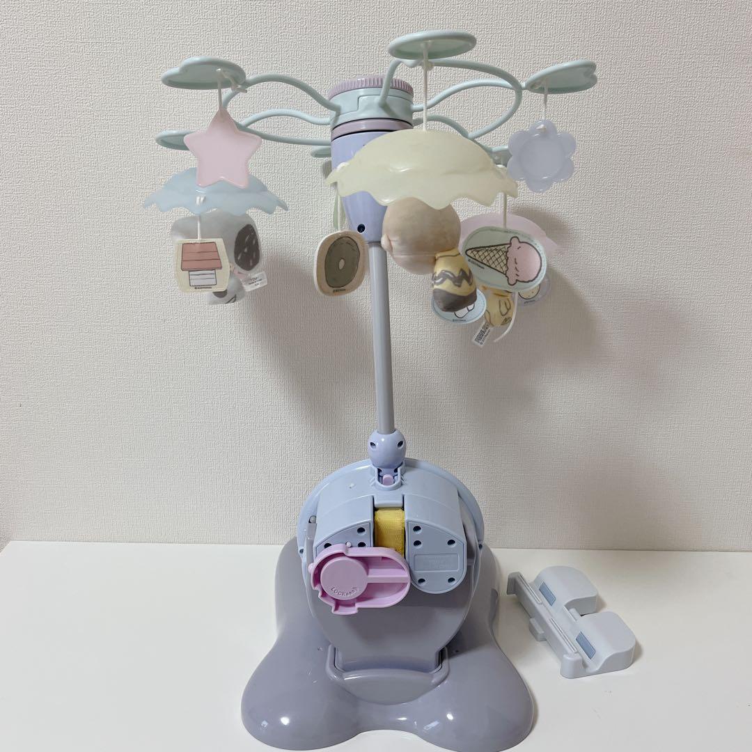 【美品】スヌーピーやわらかガラガラベビープレミアム