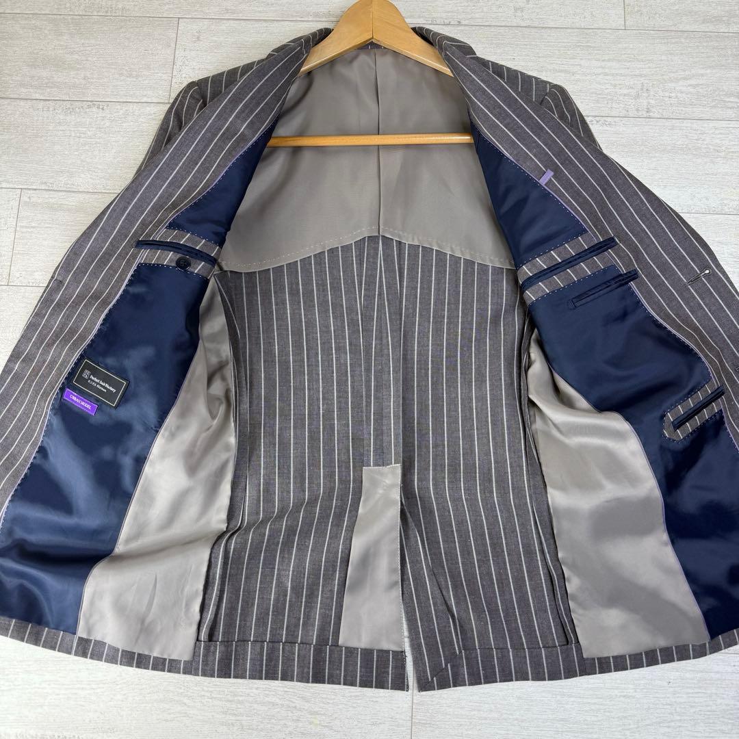【美品】Perfect Suit FActory URBAN スーツ グレーY5
