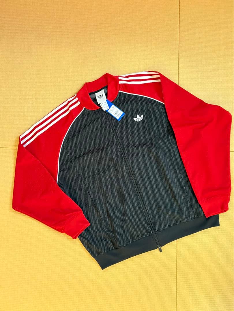 2XL藤井風着用 adidas ルーズ メッシュ トラックトップ新品、未使用