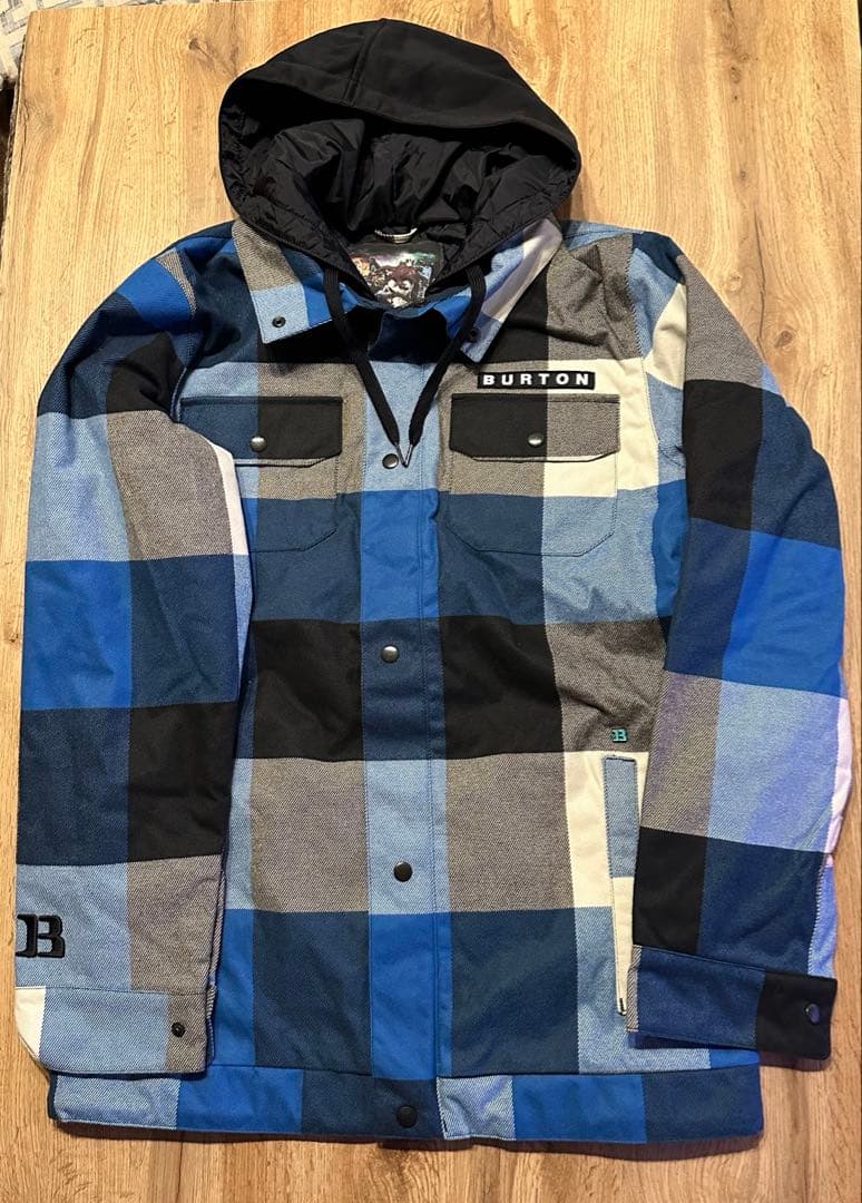 【バートン BURTON】 スノーボードウェア チェック　S