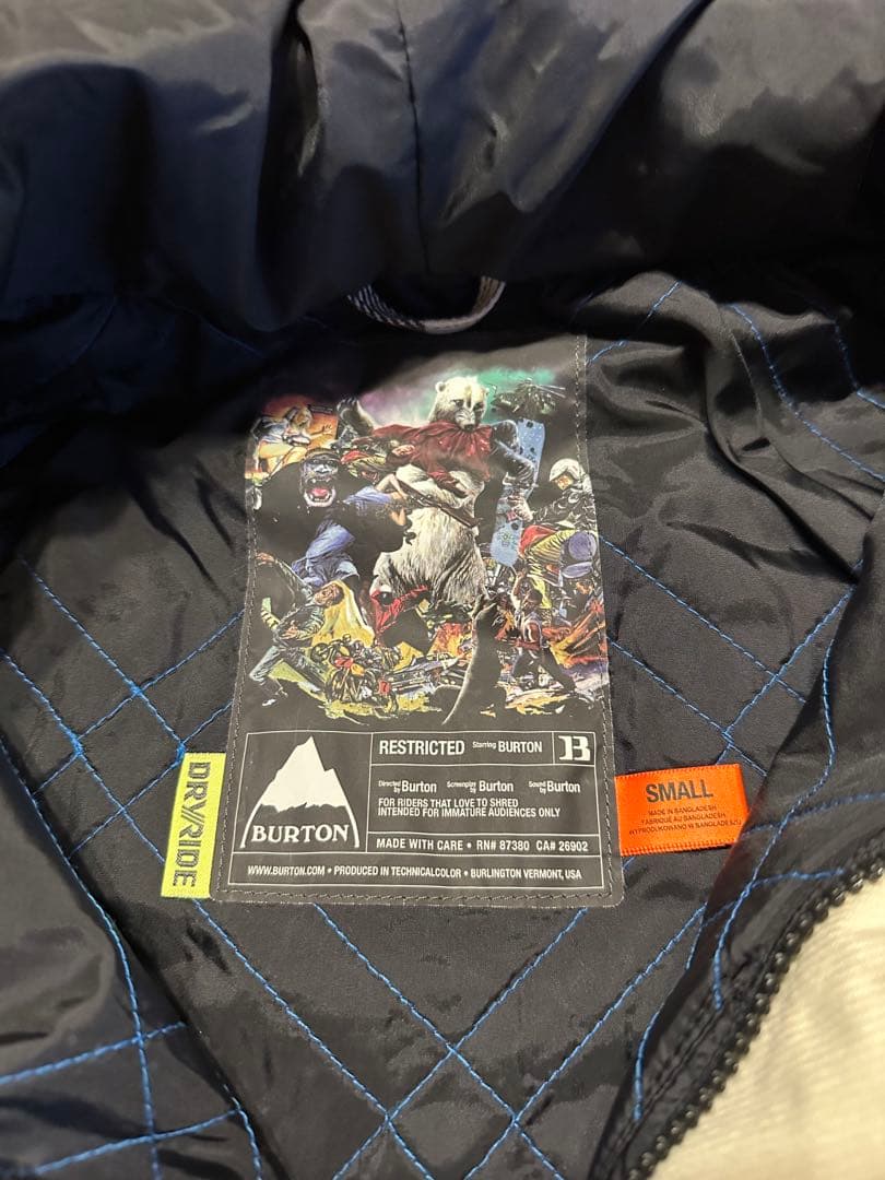 【バートン BURTON】 スノーボードウェア チェック　S
