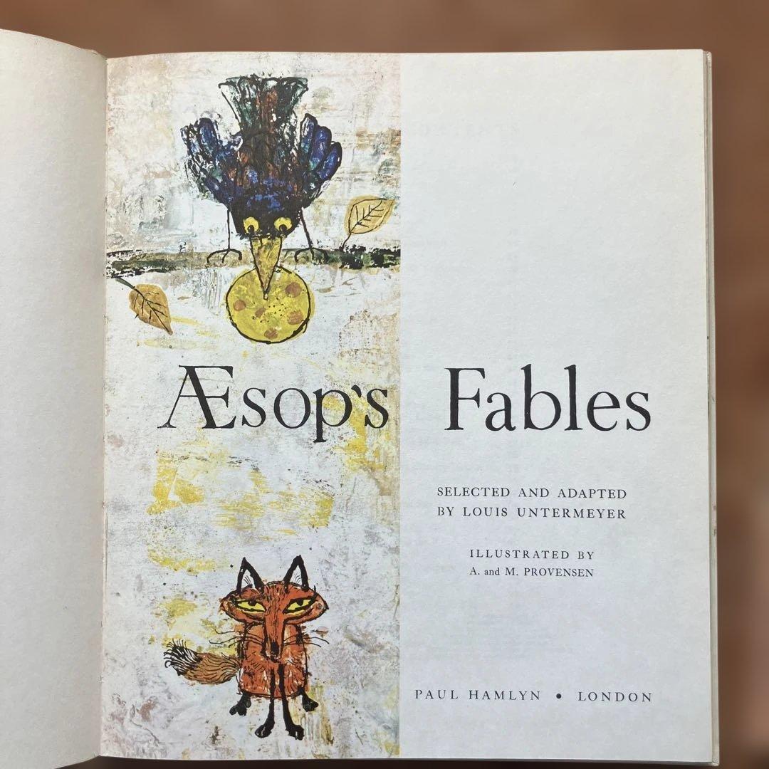 Aesop's Fables　洋書　1965年