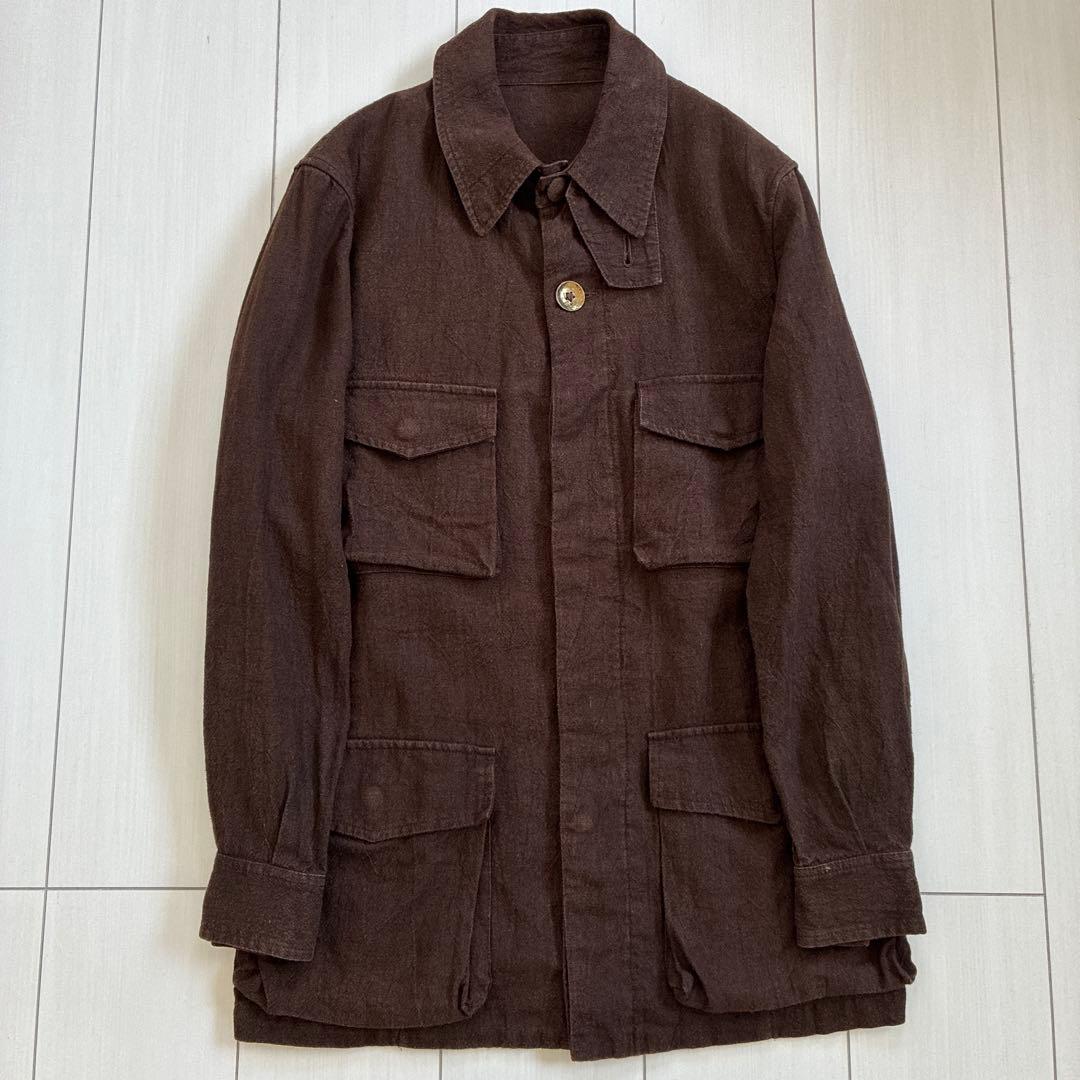 ブランド古着！日本製 BROWN by 2-tacs リネン×ラミー ジャケット