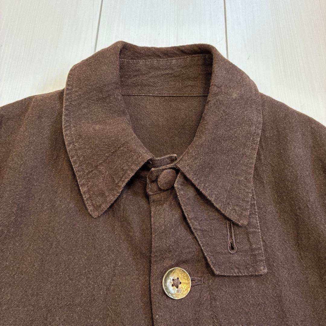 ブランド古着！日本製 BROWN by 2-tacs リネン×ラミー ジャケット