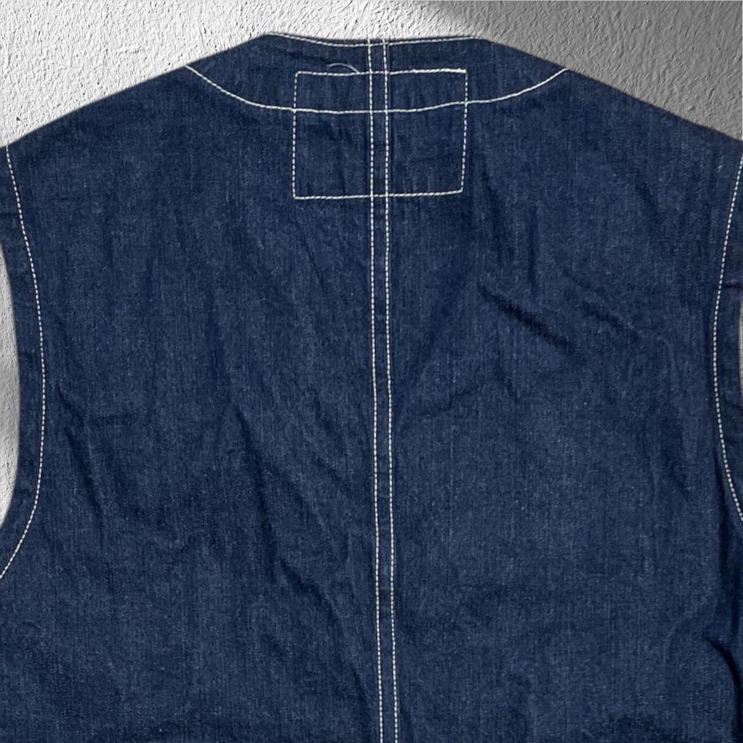 SUGAR CANE Star Denim ワークベスト 40 ウォバッシユ