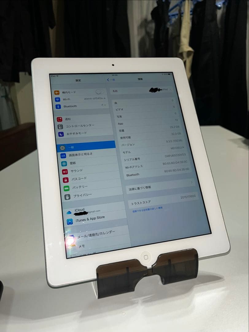 64GBバッテリー83%iPad 3世代 iOS9とiOS6起動可能