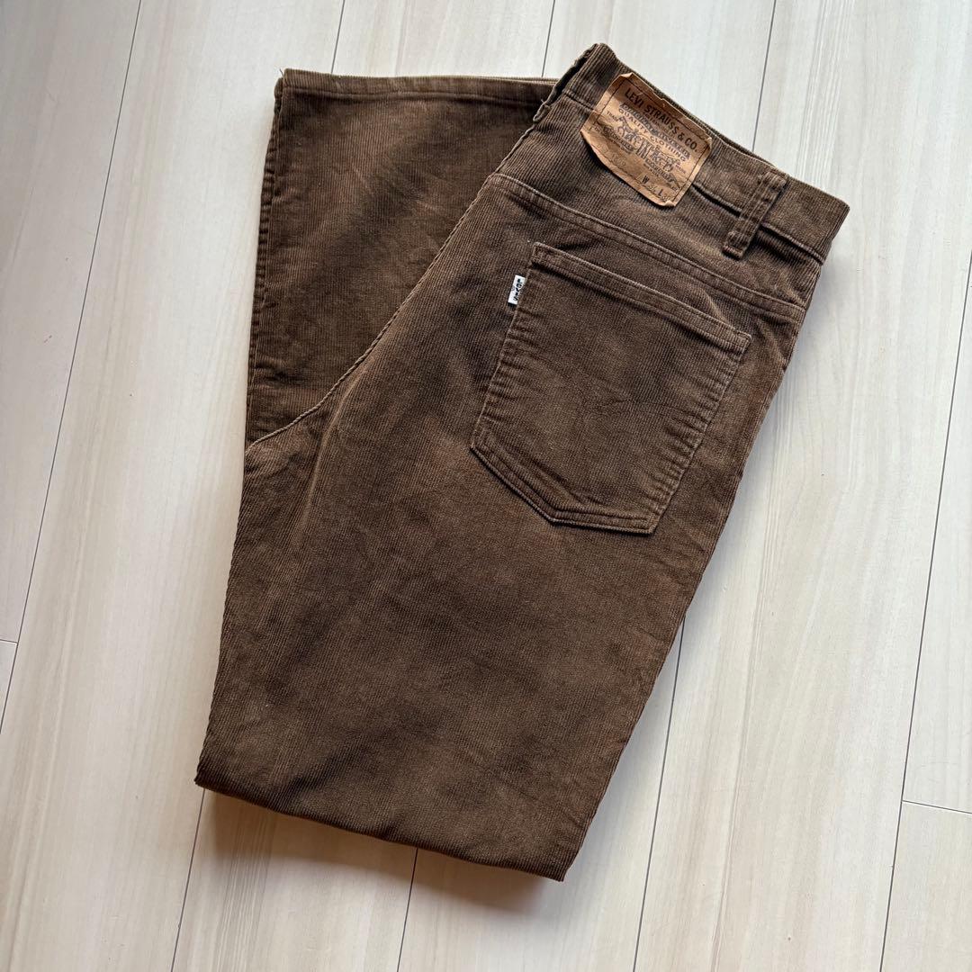 80s Levi's517 コーデュロイパンツ USA製 ブラウン 32×29